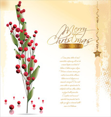 Christmas background. Vector illustration