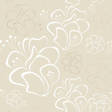 Floral pattern "Cyclamen".eps
