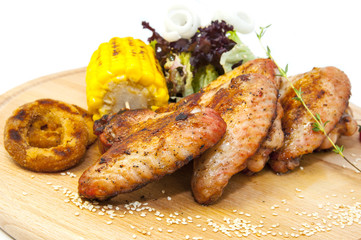 Куриные крылышки-гриль