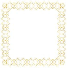 gold vintage frame