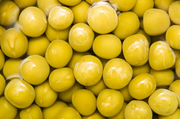 Green peas as background