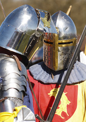 Two knights in armor