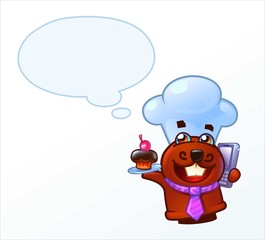 Character Toy Beaver Vector