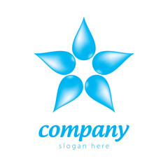 Obraz premium Star of drops