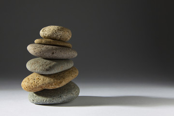 Zen stack of stones