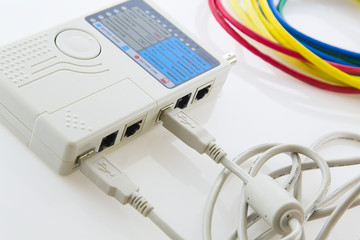 tester USB cables and network cables