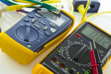 cable tester and multimeter