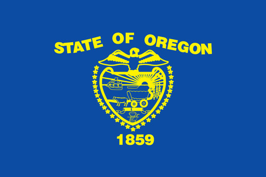 Flag of the American State of Oregon