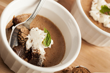 Rich Gourmet Homemade Chocolate Mousse Dessert