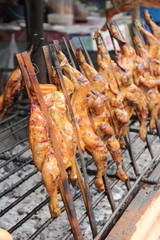 roasting chicken, side of the road