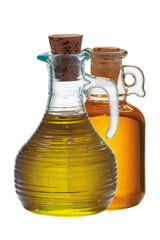 olive and oil bottles