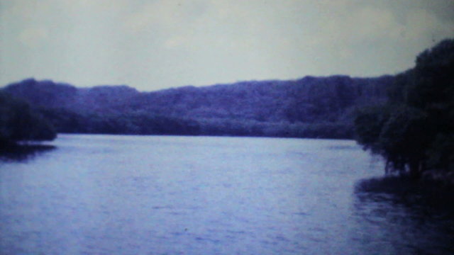 Speed Boat Cruising On The Ocean-1979 Vintage 8mm film