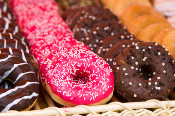 fresh baked donuts