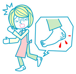 かかとのひび割れ