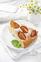 Plum pie
