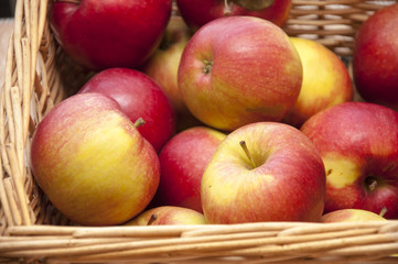 Red fresh apple
