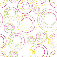 Seamless festive background from circles.