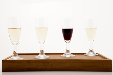 Set di degustazione vini rossi e bianchi