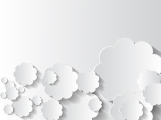 Abstract sticker background