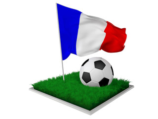 Fototapeta premium France soccer