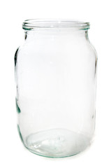 empty glass jar