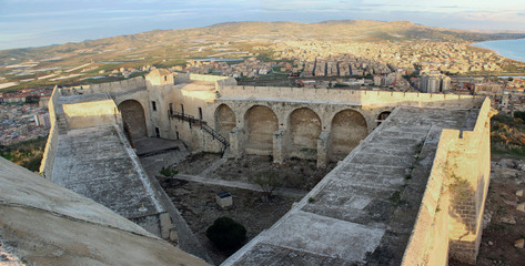 castello in collina