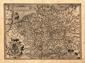 Obraz premium Germany vintage map