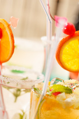 cocktails in the bar