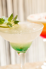 cocktails in the bar