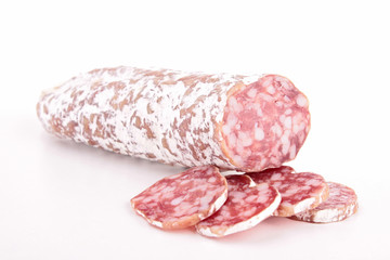 isolated sausage