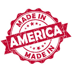 Obraz premium made in america stamp