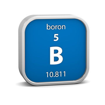 Boron material sign