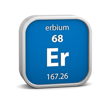 Erbium Material Sign