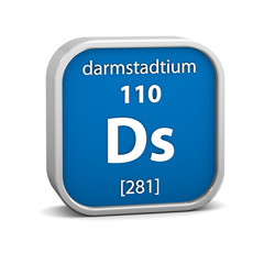 Darmstadtium material sign