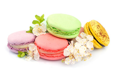 French macaroons .Dessert
