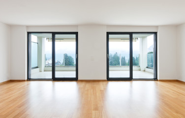 Fototapeta premium interior modern empty flat, apartment