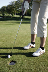 Sport: Golfing serie on court