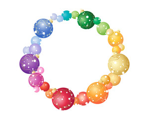 bauble wreath