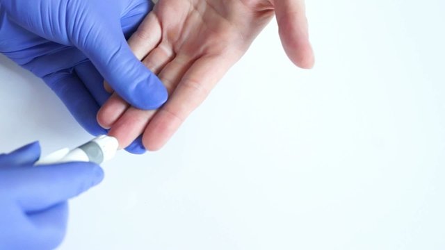 Blutzuckermessung beim Arzt