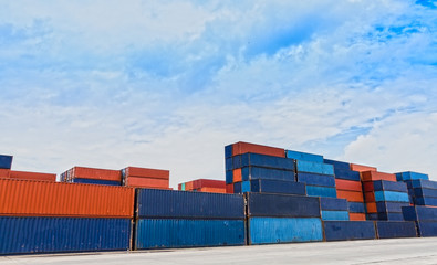 Fototapeta premium Container yard