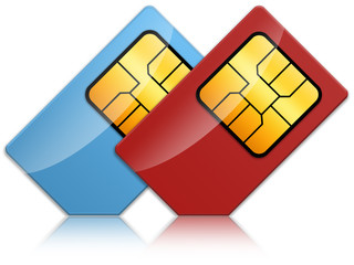 Ilustração - Cartões SIM para telemóvel