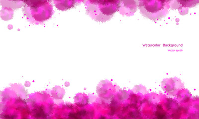 Abstract water color background vector.