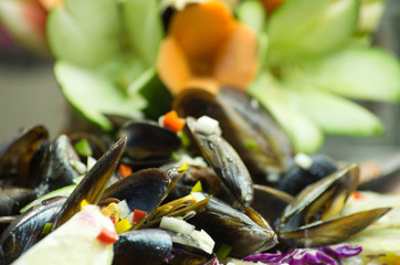 Salad mussel