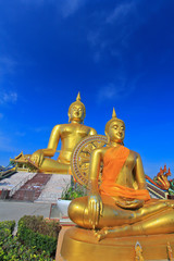 ฺBuddha statue at Wat muang in Thailand