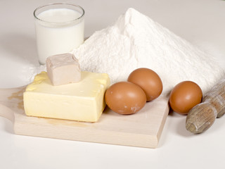 Flour and eggs