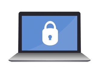 Cadenas dans un ordinateur portable