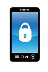 Cadenas dans un téléphone mobile