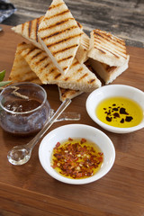 Bruschetta And Condiments