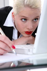 Businesswoman at work