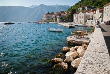 Perast in Montenegro - obrazy, fototapety, plakaty